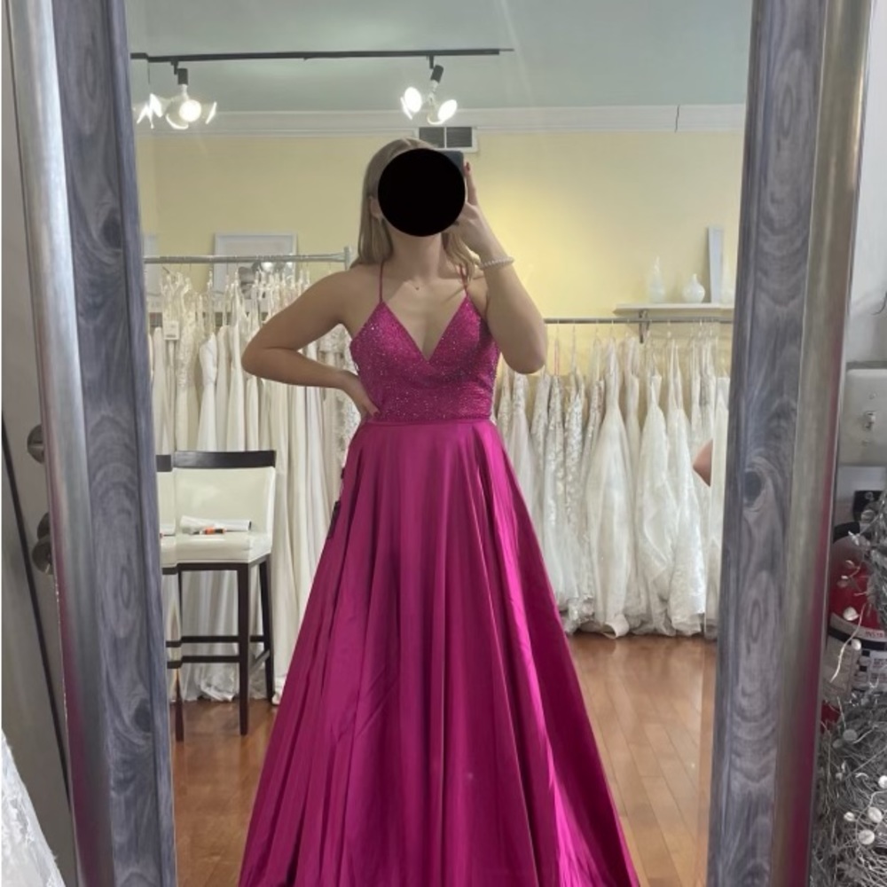 Size 6 Pink Prom Dress
